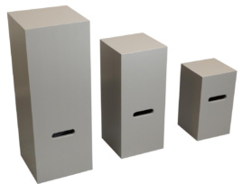 2069.260.00.0 - Set bloemenzuilen gelakt 40-60-80 cm stapelbaar