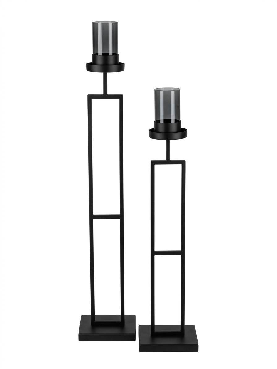 2070.419.00.0 - Kandelaar DUO Black set